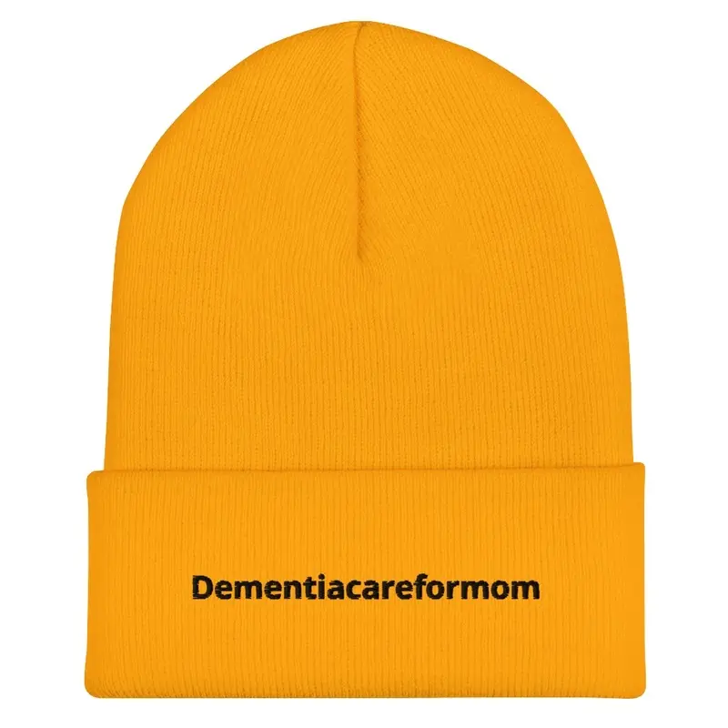 Beanie with Black Lettering