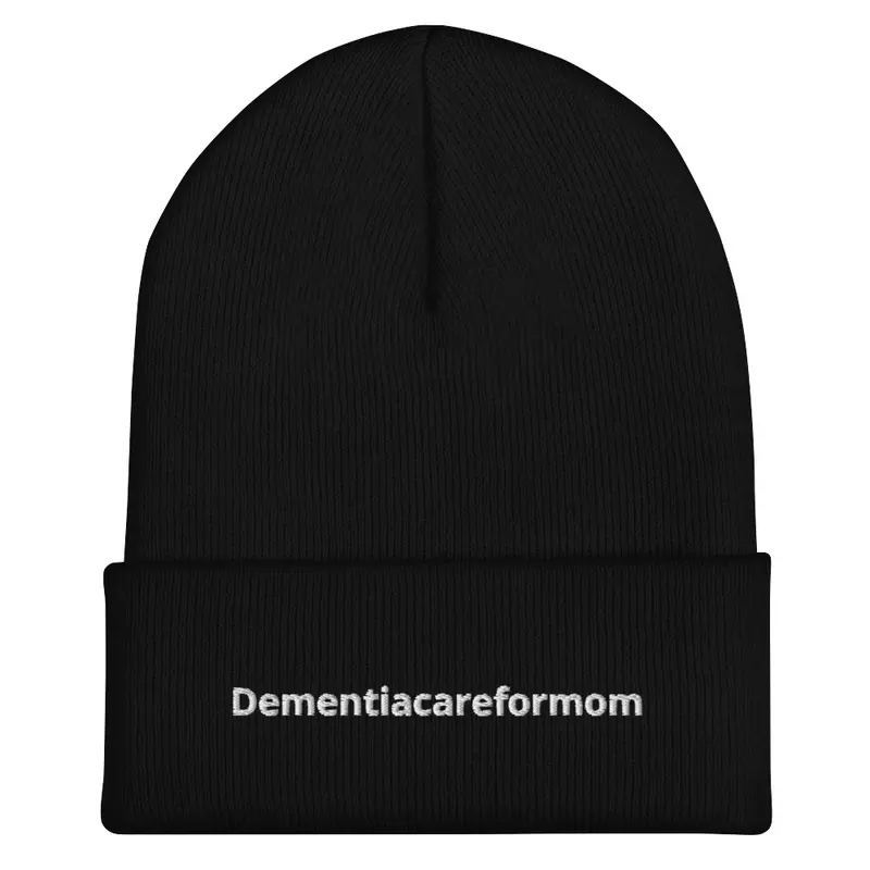 Beanie with white Lettering